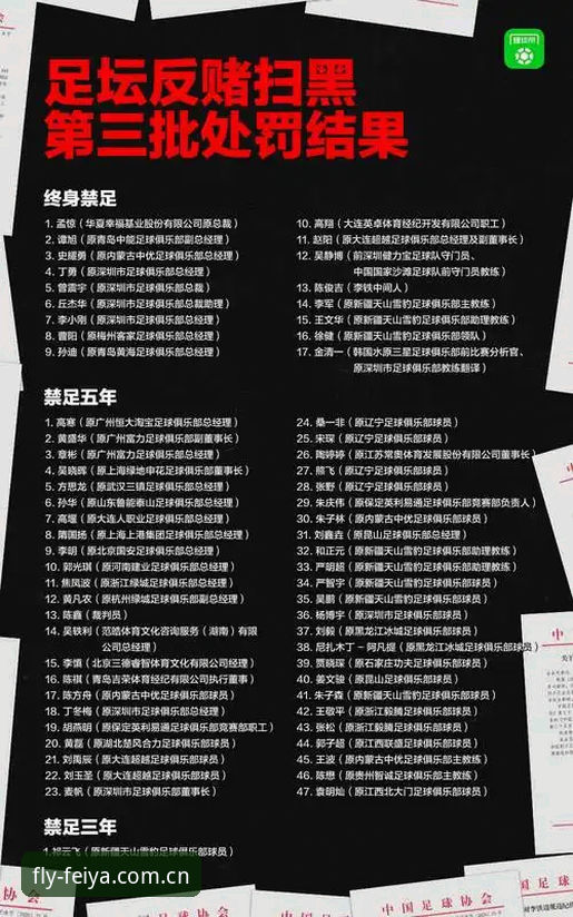飞亚体育官方网址最新版 中国足球禁足名单深度解读:在飞亚体育平台看足球反腐完整指南